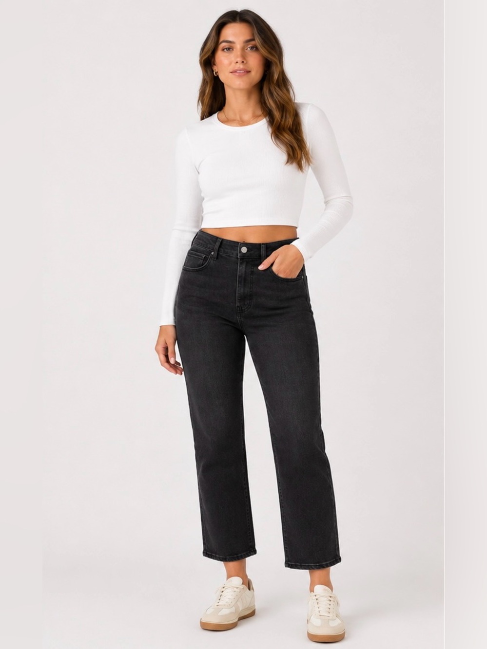 🖤 Well Worn High Rise Black Jeans Size 8/29 NWT Straight Leg 🖤